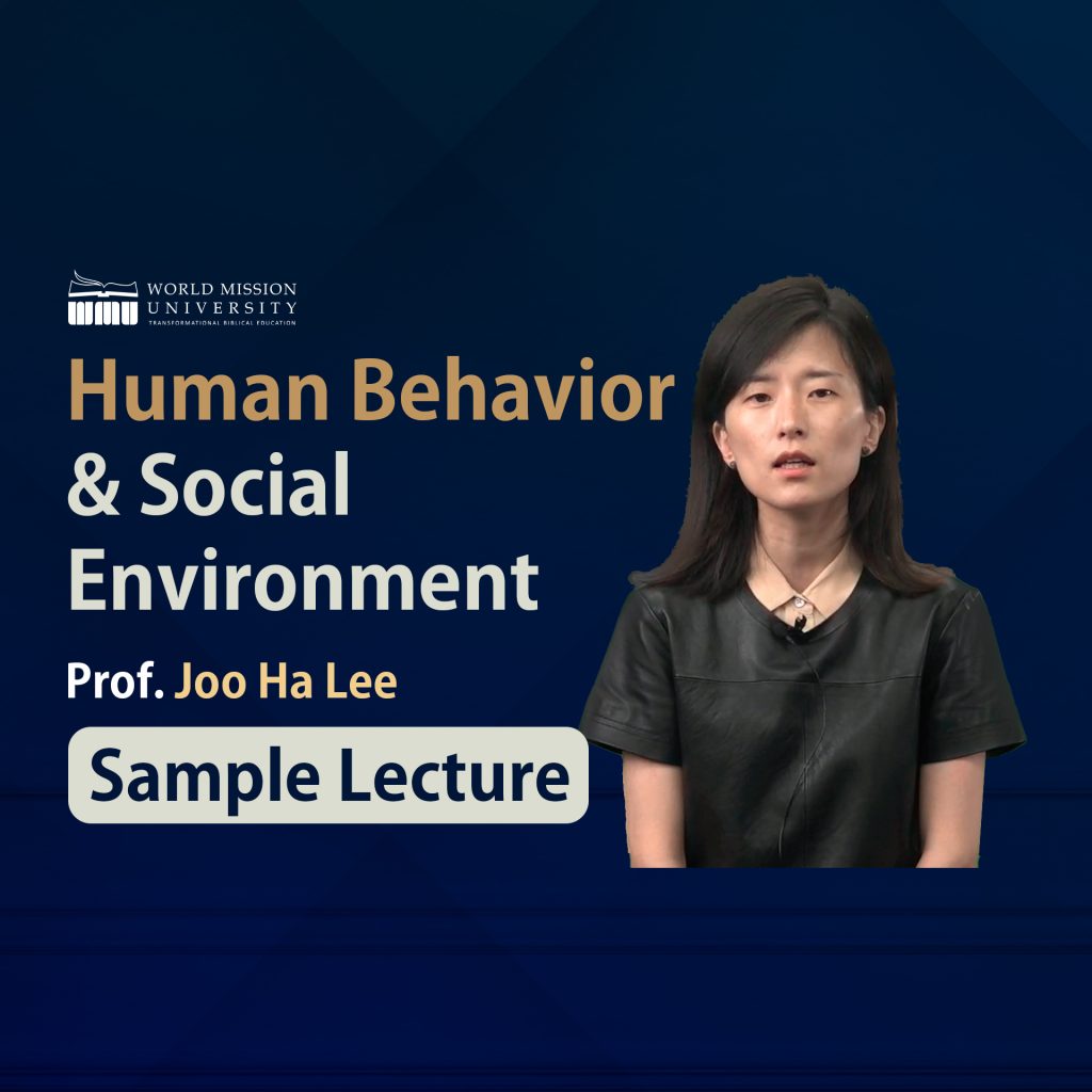 Human Behavior & Social EnvironmentProf. Lee, Joo Ha